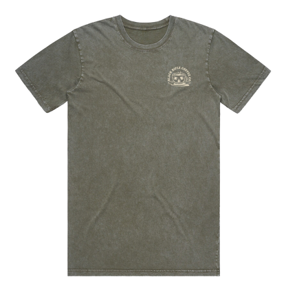 Black Rifle Diner Washed T-Shirt, Moss Stone, S