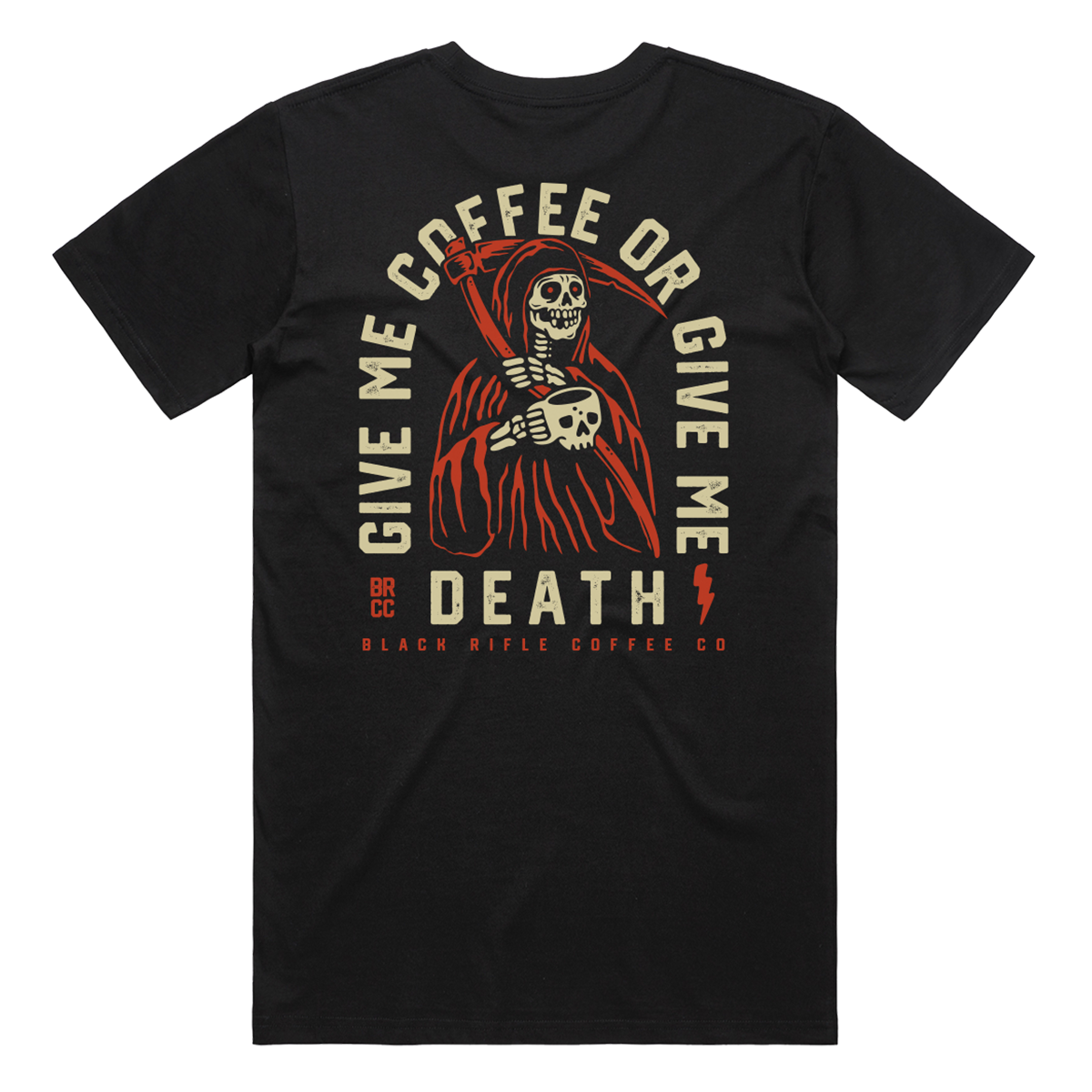 Grim Sipper Give Me Coffee T-Shirt
