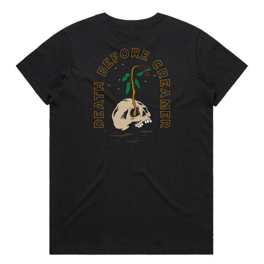 Women's Death Before Creamer T-Shirt