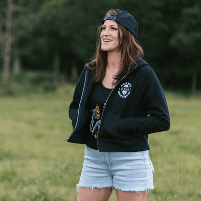 Women's ParaMug Crop Zip-up Hoodie