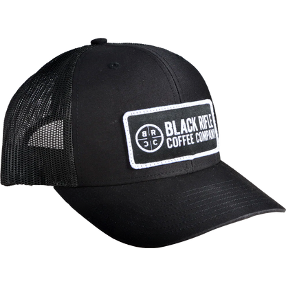 Company Logo Trucker Hat, Black